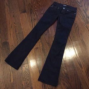 Rock & Republic dark blue rinse flared jeans
